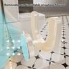Yousheng 2PCS Shoe Rack U Shape Suction Cup Hook Non-Slip Stable Support No Drilling Slipper Rack for Towels