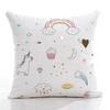 Short Plush Hot Stamping Home Pillow Cover Sofa Bedroom Cushion Cover Super Soft Pillow Cushion
