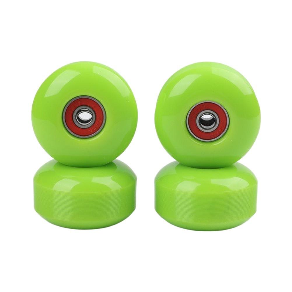 Ride In Style 4 Pcs 52x32mm Soft Longboard Skateboard Wheels + ABEC9 Bearing