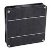 Solar Panel Powered Fan Kit 20W Monocrystalline Solar Panel Exhaust Fan Kit for Outdoor Travel Greenhouse