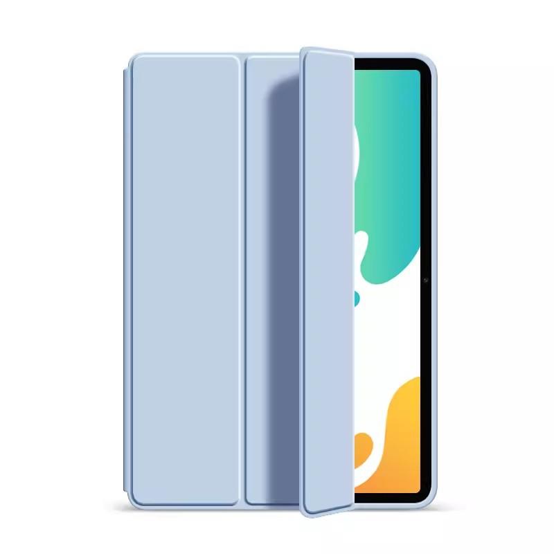 Für iPad Air Pro MINI Hülle 3 4 5 6 7 8 9 10. Generation 3-fach Leder Tablethülle Flüssigsilikon Weiche Halterung 11 12.9 13 Abdeckung