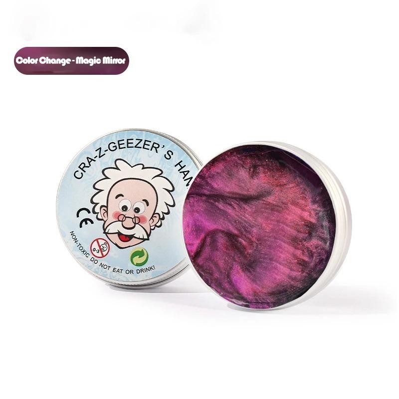 Colorful Non-Newtonian Liquid Fidget Toy Transparent Elastic Scale Ratio Modeling Crazy Stress Putty with Tin Sensory Bouncing Toy Gift Present