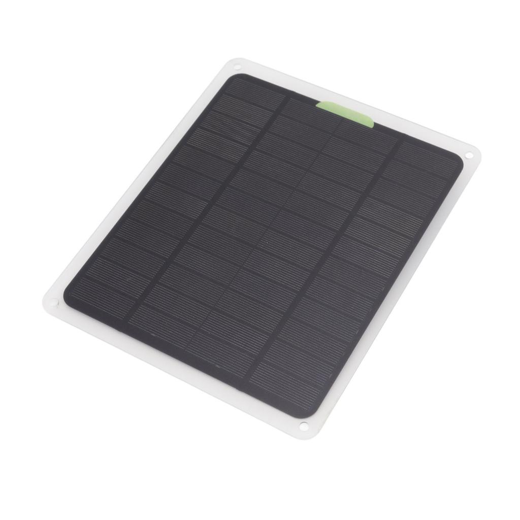 Solar Power Panel 10W Type C Dual USB Output Solar Charging Panel DC12V for Outdoor Work Travel Camping Training