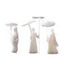 3pcs Classical Miniature Ornaments Chinese Style Girl Statue Garden Sculptures  Bedroom