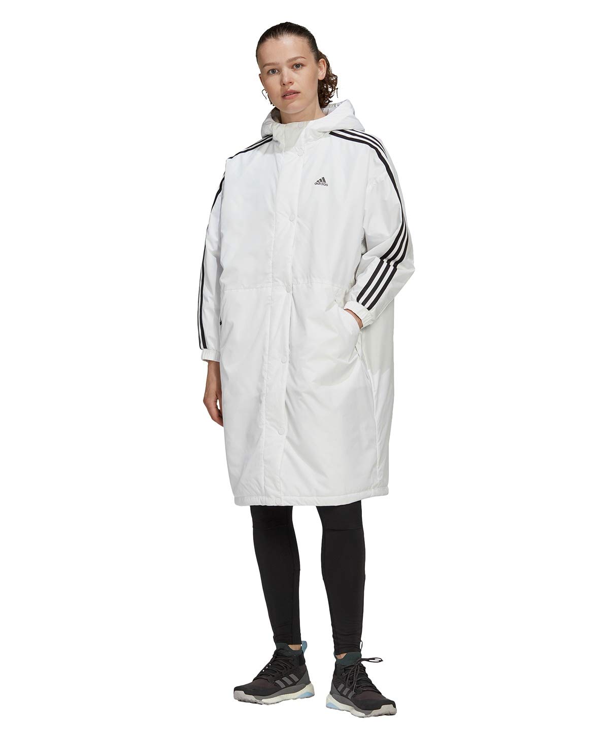 

Adidas IZG90 Утепленное Пальто Женское, Белый/Черный, Японский размер (ГФ0026), ДЖ/ОТ (эквивалент 2л)