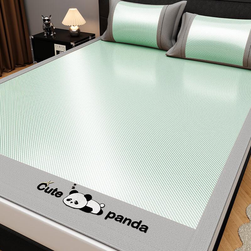 

Набор: Постельный коврик и наволочка Dudu Bear из ледяного шелка