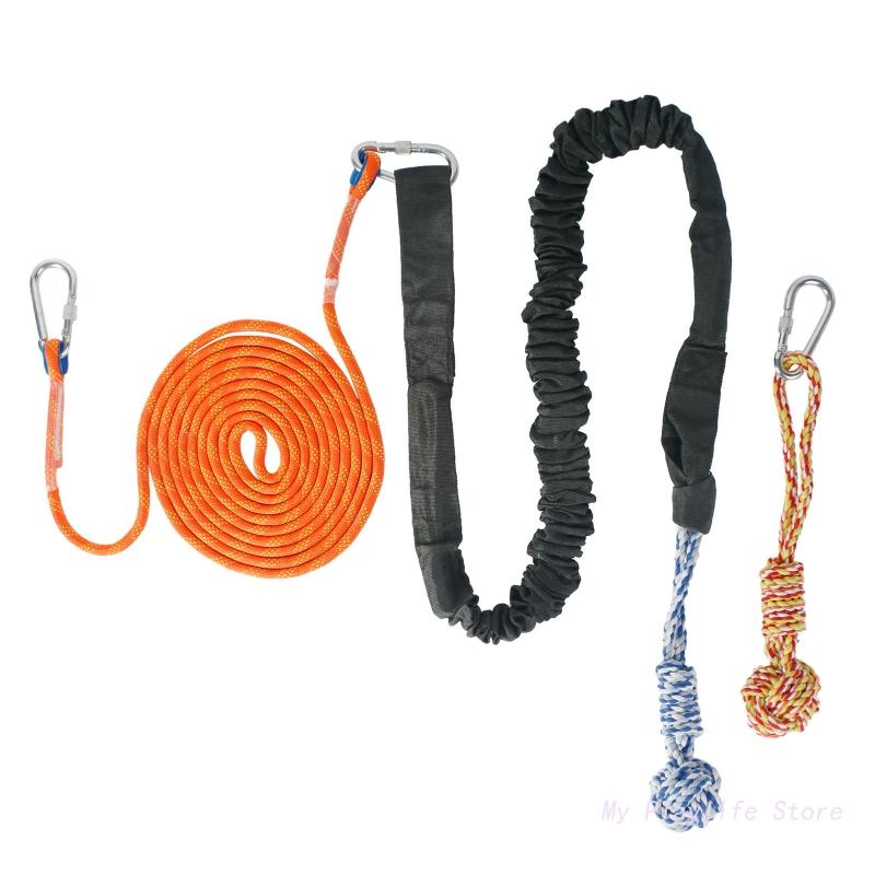 

Дрессировка собак для щенков Интерактивная прыгающая игрушка Поводок для собак Агрессивные жевательные игрушки Хлопковая веревка для домашних животных Повышает IQ Жевать Тягу