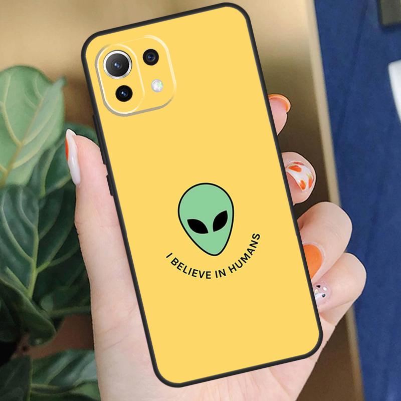 Cartoon Alien Case For Xiaomi 15T 14T 13T Pro 14 15 Ultra 17 Pro Max POCO X7 F8 Pro X5 X6 F5 F6 F7 Coque