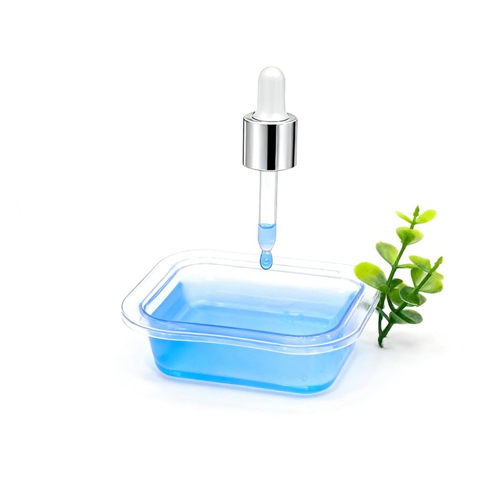 Disposable Acrylic Inner Trays 100-Pack for Mini Cup Palettes, Resin Epoxy Craft Coloring Tools, Silicone Molds, 3.7x3x1cm