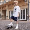 Converse 2024 Summer Kids' Unisex Loose Casual Round Neck T-shirt