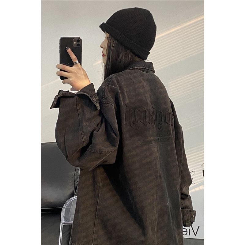 Petite Women s Retro Denim Jacket with Fur Collar - 2023 Winter Style M