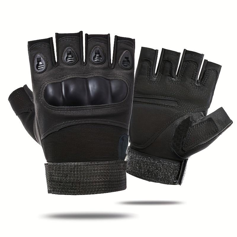 Half Finger Motorcycle Gloves Protection Men Fingerless Protector Biker Motocross Riding Bicycle Motorcyclist Summer Outdoor Uses