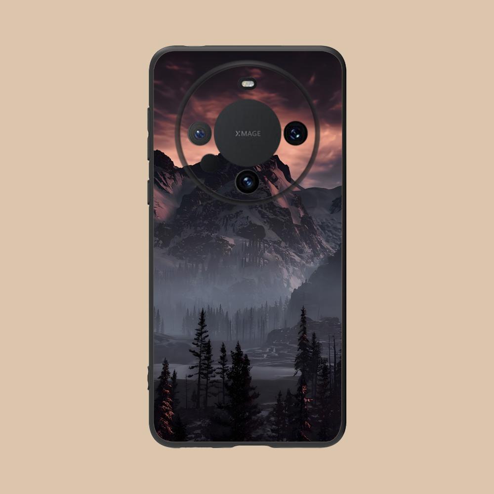 Mountain Forest Mobile Phone Case for Huawei Mate 60 50 40 30 20 10 Pro Plus Lite E 5G Colorful Printing Cover Luxury Smartphone