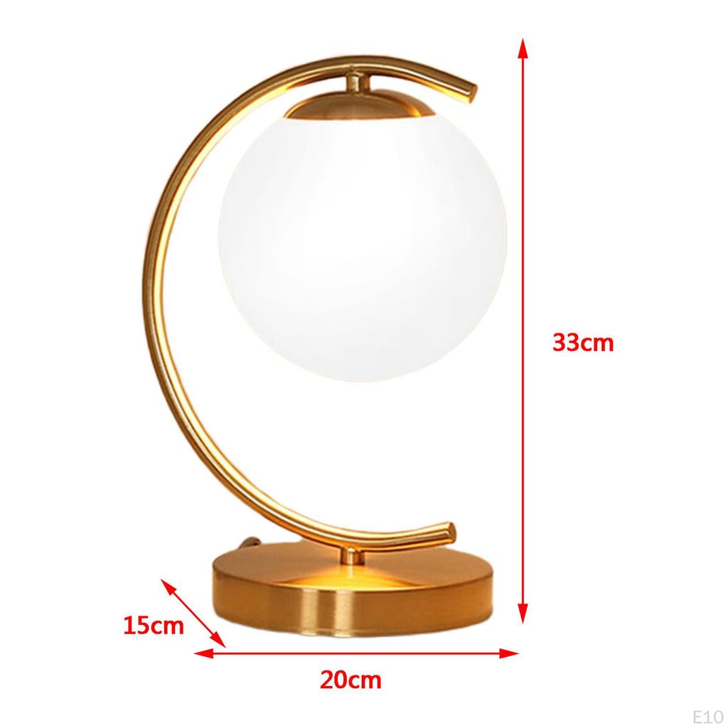 Adjustable Table Lamp with E27 Bulb for Dimming Brightness in Bedroom