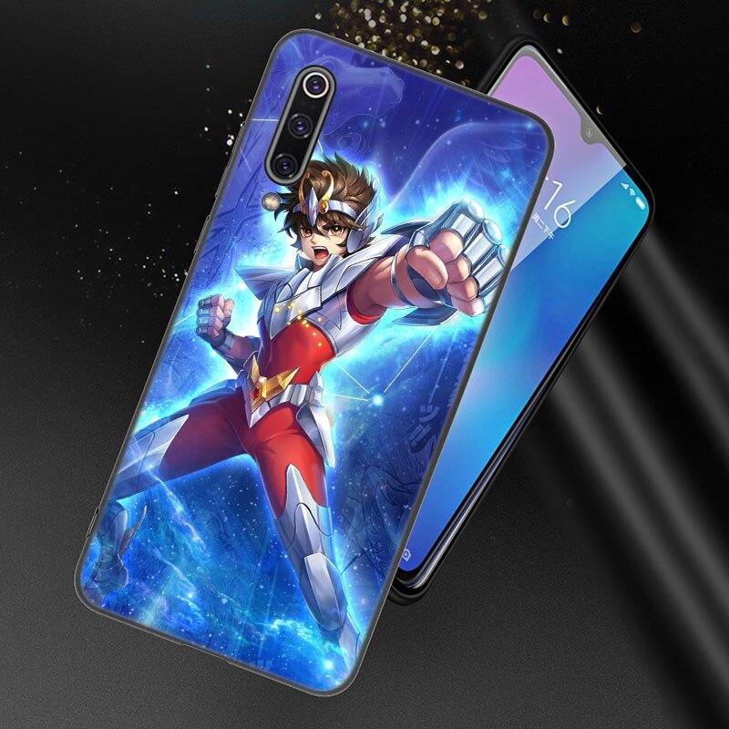 Anime Saint Seiya Knights Phone Case For Xiaomi Redmi 7 7A 8A 9i 9A 9C 10 10A 10C K20 Note 5 6 Mi 8 9 9T Pro A2 Lite A3 6X Mix 3