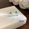 Funkelnde Millennium Achtseitige Zirkon Rosen Ohrstecker für Damen - Personalisiertes Vielflächiges Exquisites Design