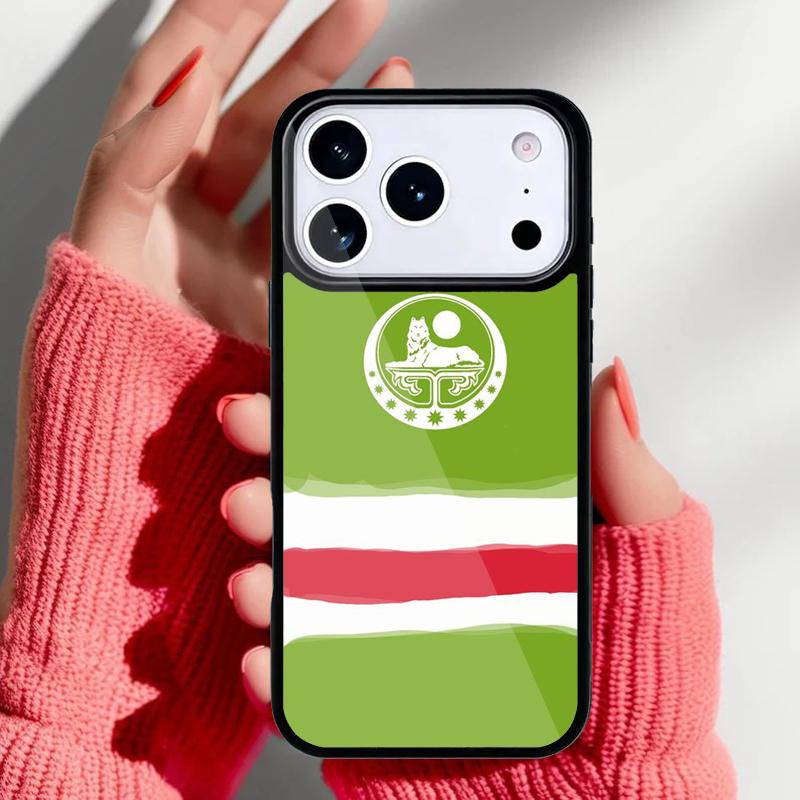 Chechen Chechnya Flag Phone Case for iPhone 17 16 15 14 13 Pro Max Back Cover for 12 11 Pro Coque