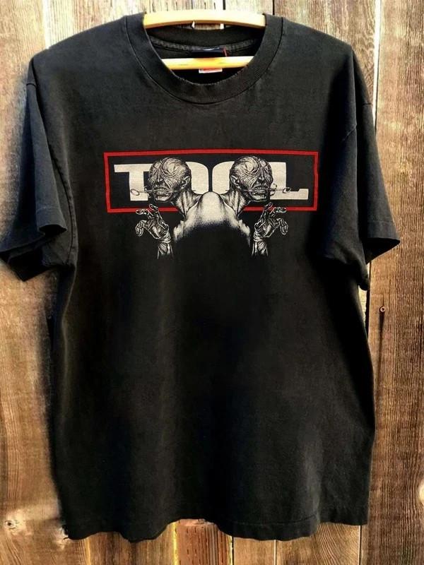 Reprint 2003 Tool Band T-Shirt Medicine Twins Black tee Graphic tee Unisex T-Shirt XXXL