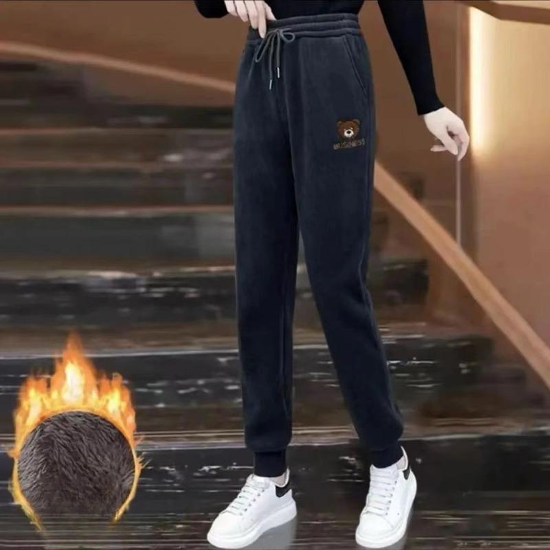 

Осенне-зимние плотные брюки-джоггеры женские бархатные шаровары зимняя одежда повседневные утепленные брюки эластичные спортивные брюки с высокой талией XL серый