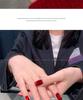 Eniiesh Dark Rose Red Agate Cat Eye Gel Nail Polish - 2025 Autumn/Winter Cherry Wine Red