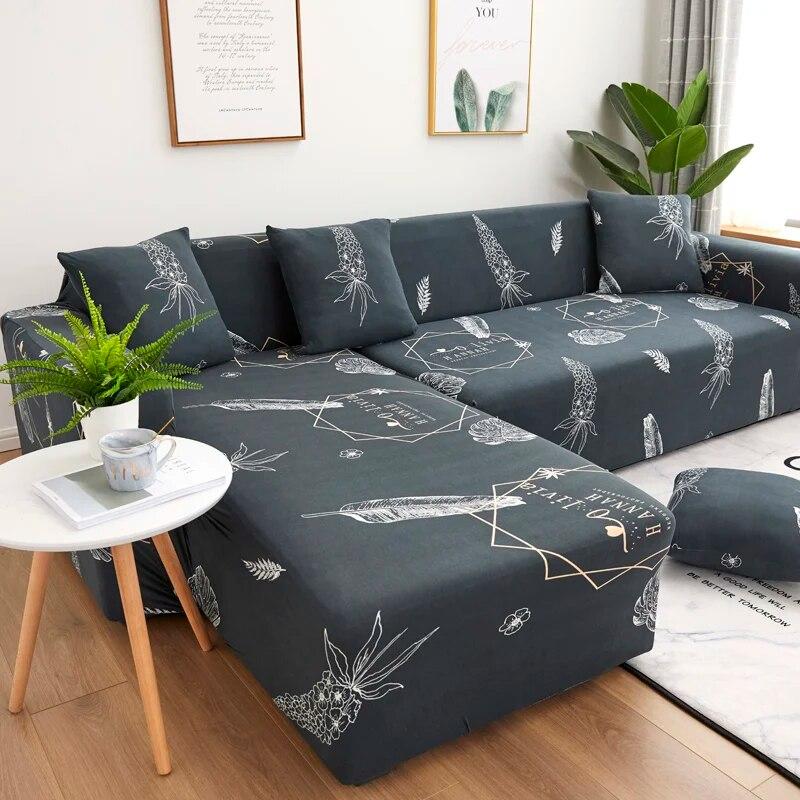 Elastic Sofa Slipcovers Sofa Covers for Living Room Housse Canape 1/2/3/4 Seat Couch Cover Stretch Sectional Furniture Protector