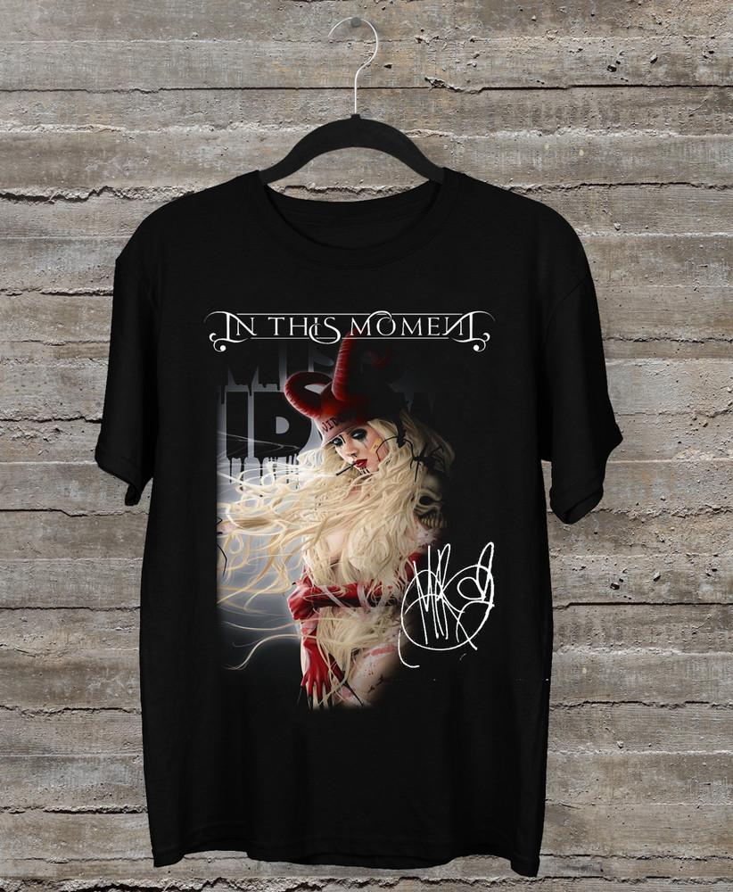 In This Moment Band Short Sleeve Gift For Fan Black S-5XL T-shirt Unisex T-Shirt S