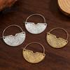 Exaggerated Semicircle Earrings 1 Pair Women Retro Bohemia Style Drop