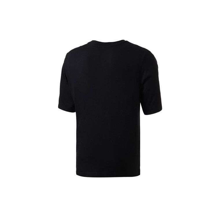 Adidas Originals Trefoil Large Logo Casual Short Sleeve T-shirt Men Tops Black BK7175
