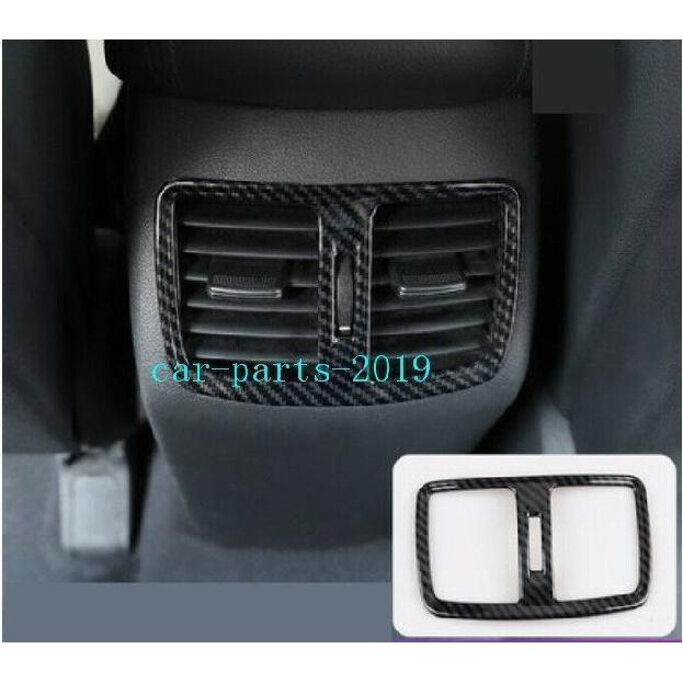 Carbon fiber Inner Rear Air Vent Outlet Cover trim For Hyundai Tucson 2016-2021