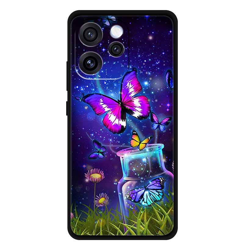Phone Case for Oppo Reno15 Soft TPU Silicone Cover for OPPO PLW110 6.32" Black Case For Oppo Reno 15 5G Fashion Cool Coque Shell