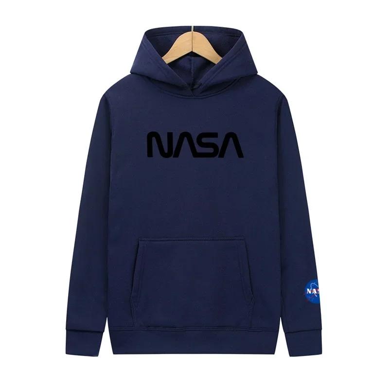 2025 Hot Sale New Fashion Trend Hoodie NASA Monogram Printed Astronaut Hoodie Casual Sweatshirt High Quality Hot Sale