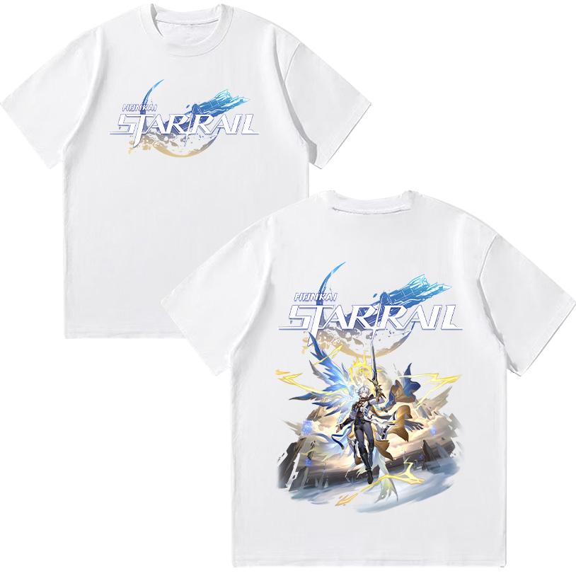 

Honkai Star Rail Phaenon T Shirt Summer O-neck Y2k Clothing Cotton Short Sleeve Clothes Harajuku 2025 Game Anime Tees Unisex Top XXL червоний
