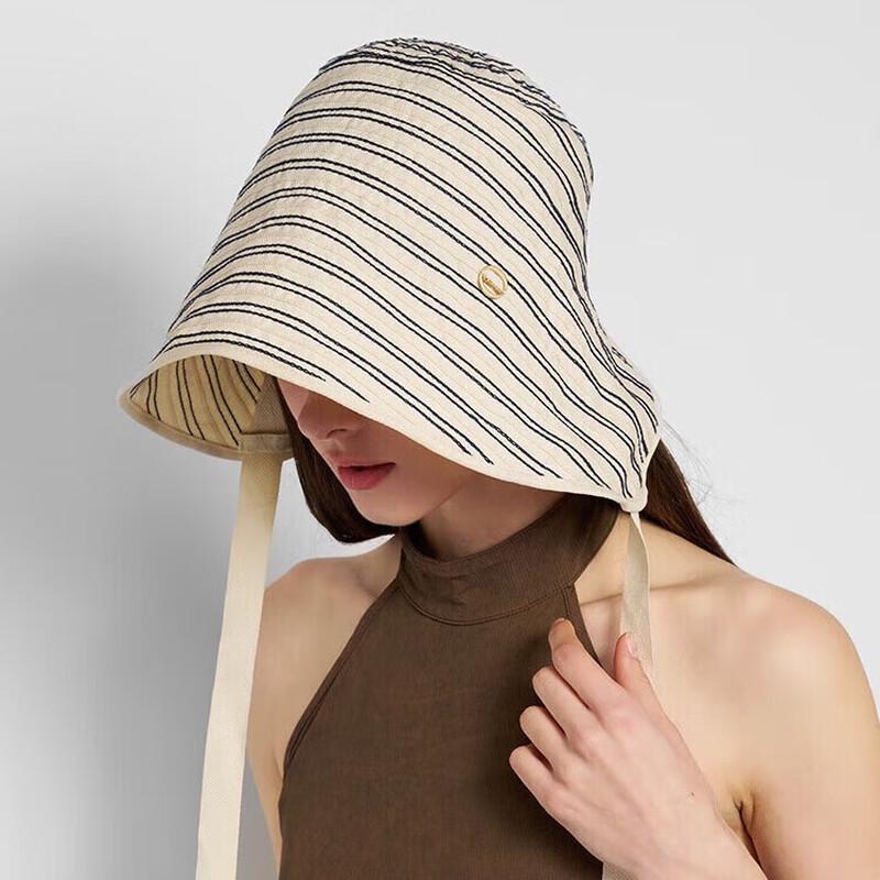 

Полосатая французская ретро-панама Kenmont 57cm