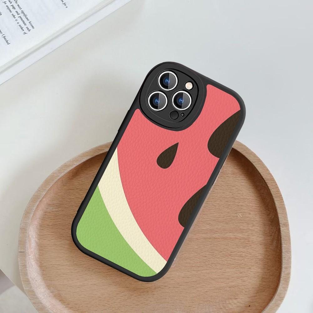 Watermelon Pattern Phone Case Hard Leather For iPhone 14 13 12 Mini 11 14 Pro Max Xs X Xr 7 8 Plus Fundas