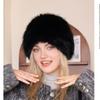 Verdickte Mongolenmütze aus Kunstfuchsfell für Frühling und Herbst, Damen-Modehut, winddicht und warm mit Ohrenschutz
