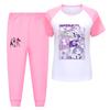 Children's Summer Sports T-shirt And Pants Two-piece Sportswear Set Short-sleeved Printed Clothing Suit