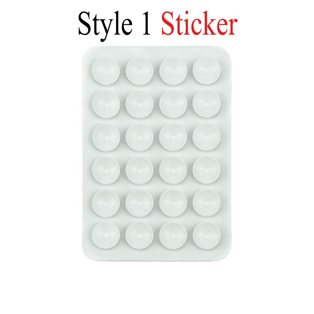 Sticker/Double-sided Suction Cup Adhesive Silicone Suction Pad Bracket Multifunction Rubber Sucker Pad Durable Mobile Phone