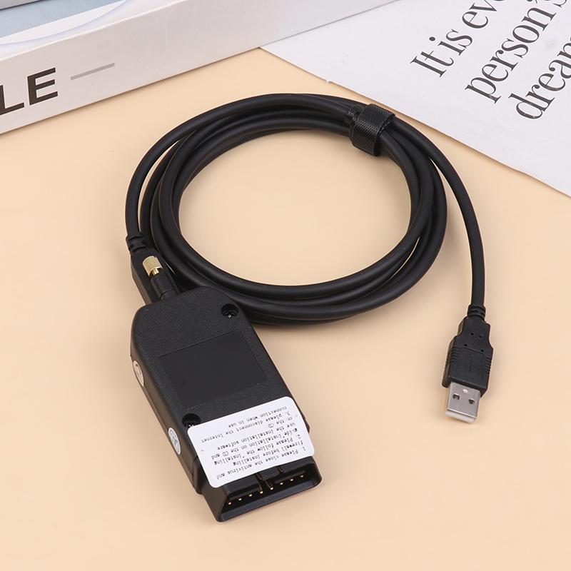 Hex V2 Cable Vcds Interface 24.7 Atmega162 5054 Usb Interface For Multi-Brand Cars Detector Supports English
