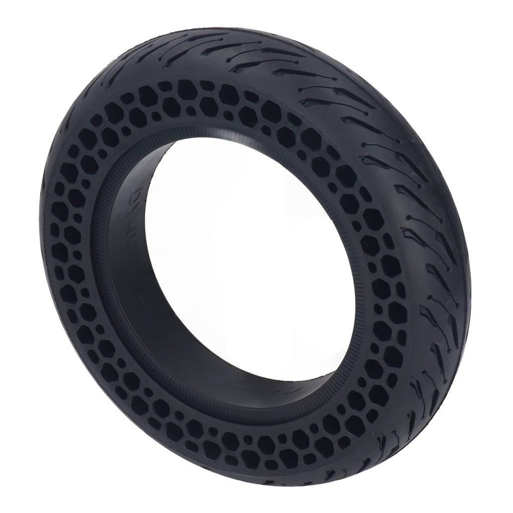 10x2.125F Electric Scooter Solid Tire Tubeless Wheel Rubber Honeycomb Shock Absorb Strong Grip Electric Scooter Parts
