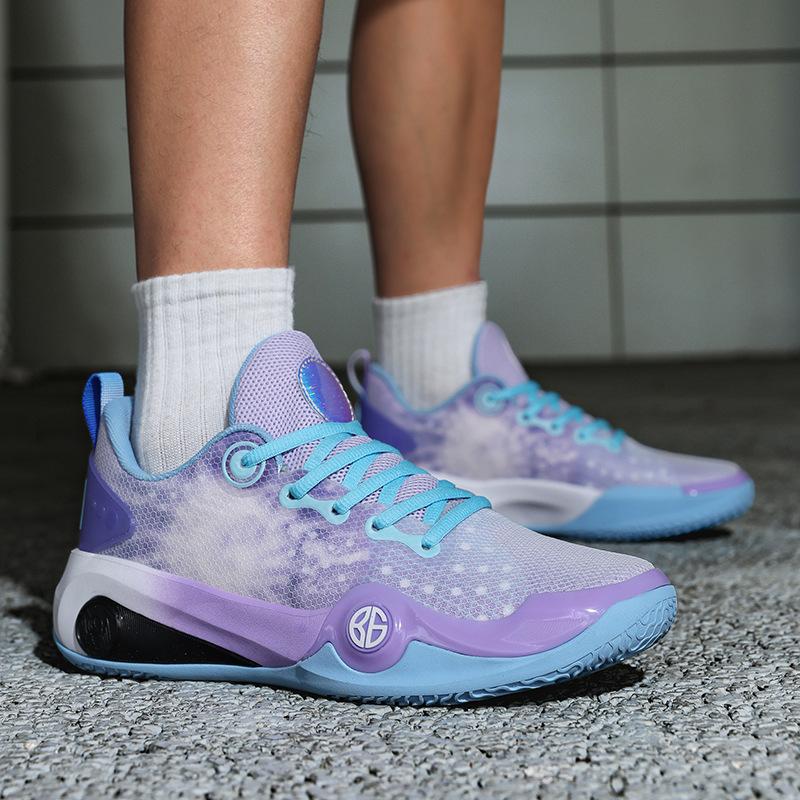 New BG basketball shoes 2025 new mesh breathable sports shoes sports students ultra-light shock absorption running Kobe sneakers