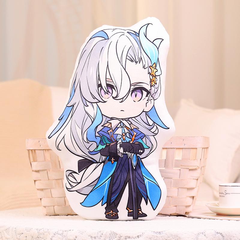 Genshin Impact Pluche Pop Lyney Furina Lynette Mavuika Arlecchino Anime Karakter Schattig Zacht Knuffeldier Kinderen Pluche Speelgoed Cadeaus 45cm