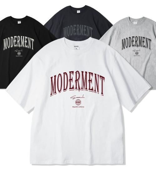 Modernoment [2Pack] Arch Logo Oversized Short Sleeve T-Shirt_4 Colors
