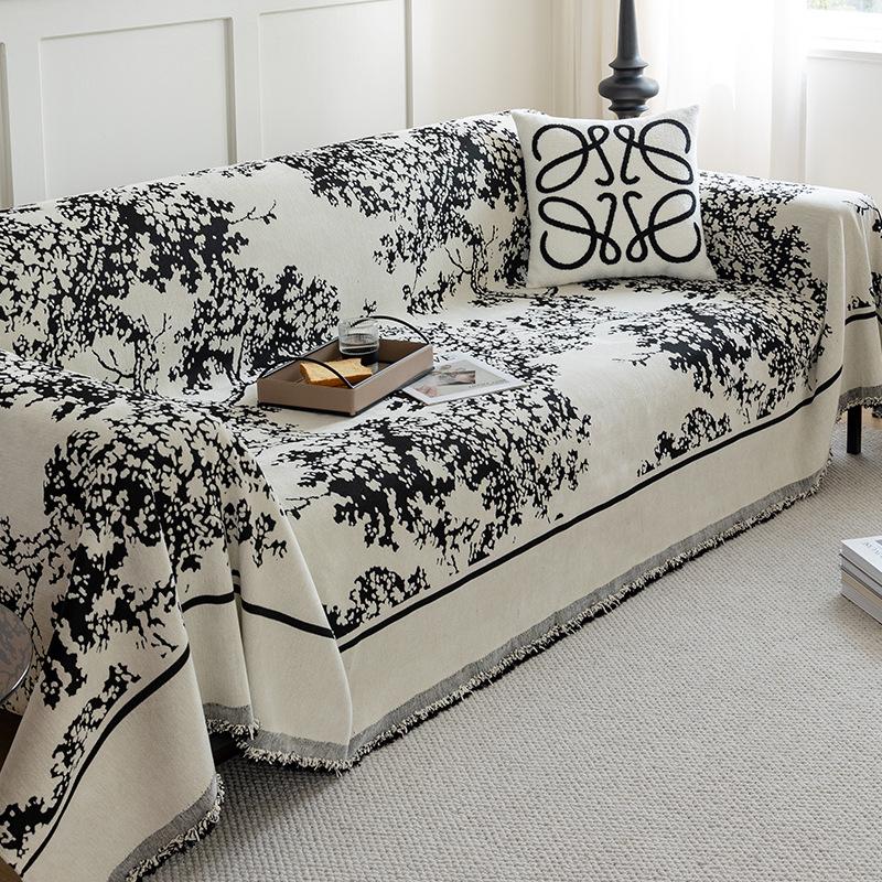 Chenille Jacquard Sofa Towel Four Seasons Universal Anti-Scratching Sofa Cover Cloth Whole All Wrapped Cover Cover Full-Cover Sofa Cushion
