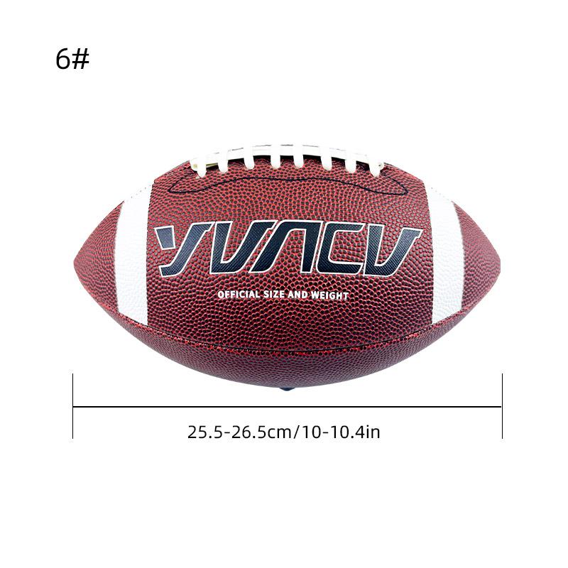 1pc Standard American Football For Youth And Adult Outdoor Sports Game Competition Training , Rugby Size 9 , 6 , 3