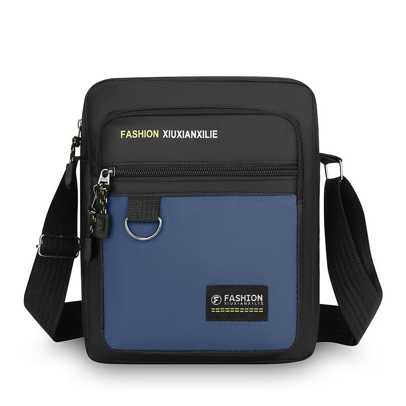 Men's Crossbody Bag Large Capacity MultiPocket Waterproof Oxford Casual Business Shoulder Sling Messenger for TravelDailyCommute