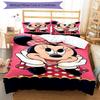 3pcs Minnie Bedding Set Duvet Cover Closure Includes 1 Duvet Cover & 2 Pillowcases, Soft and Comfortable for All Seasons.