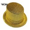 Versatile Top Hat for Birthday Celebrations Shiny Hats, Glitter Adult Kids, Colorful Magician Hat, Victorian Dress Up Christmas Sparkly Hats