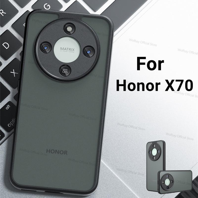 For Honor X70 Case Honor X70 5G Cover Funda Luxury Matte PC + TPU Silicone Shockproof Protective Phone Back Cover For Honor X70