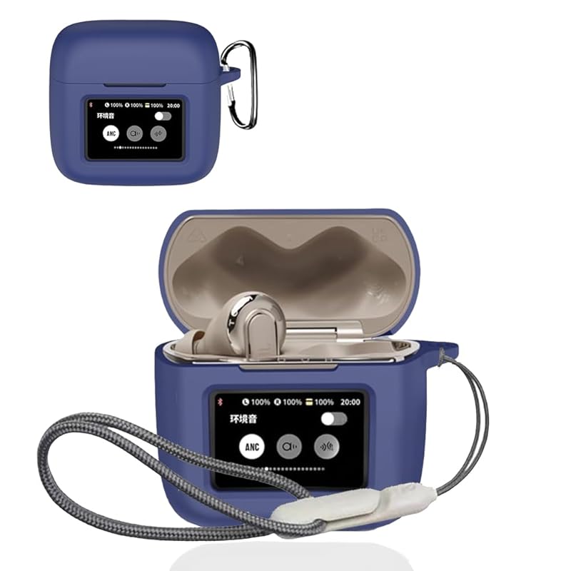 

For JBL TOUR PRO 3 case Soft silica gel sports cool design shock absorption waterproof dustproof lightweight Equipped with a hook to prevent loss slim