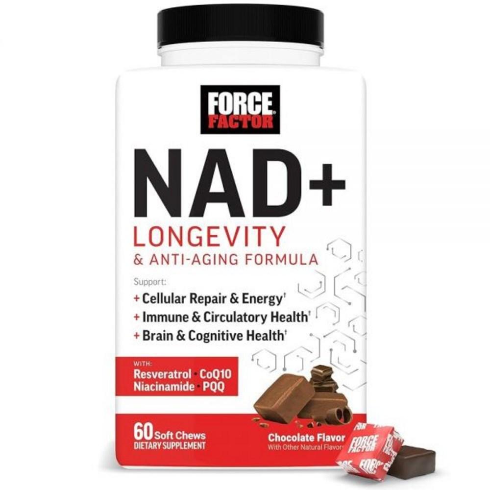 Force Factor Brain Supplement, Brain Health Supplement, NAD, Supports Longevity, Cell Energy and Recovery, Anti-aging Formula with